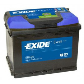Exide Excell EB620 / 62Ah 540A
